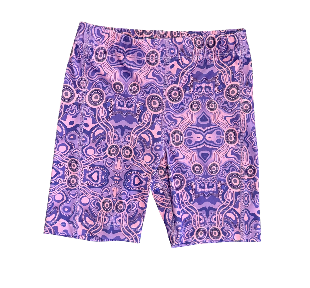 OLLY ATHLETIC INDIGENOUS SHORT SKINS - GIRLS