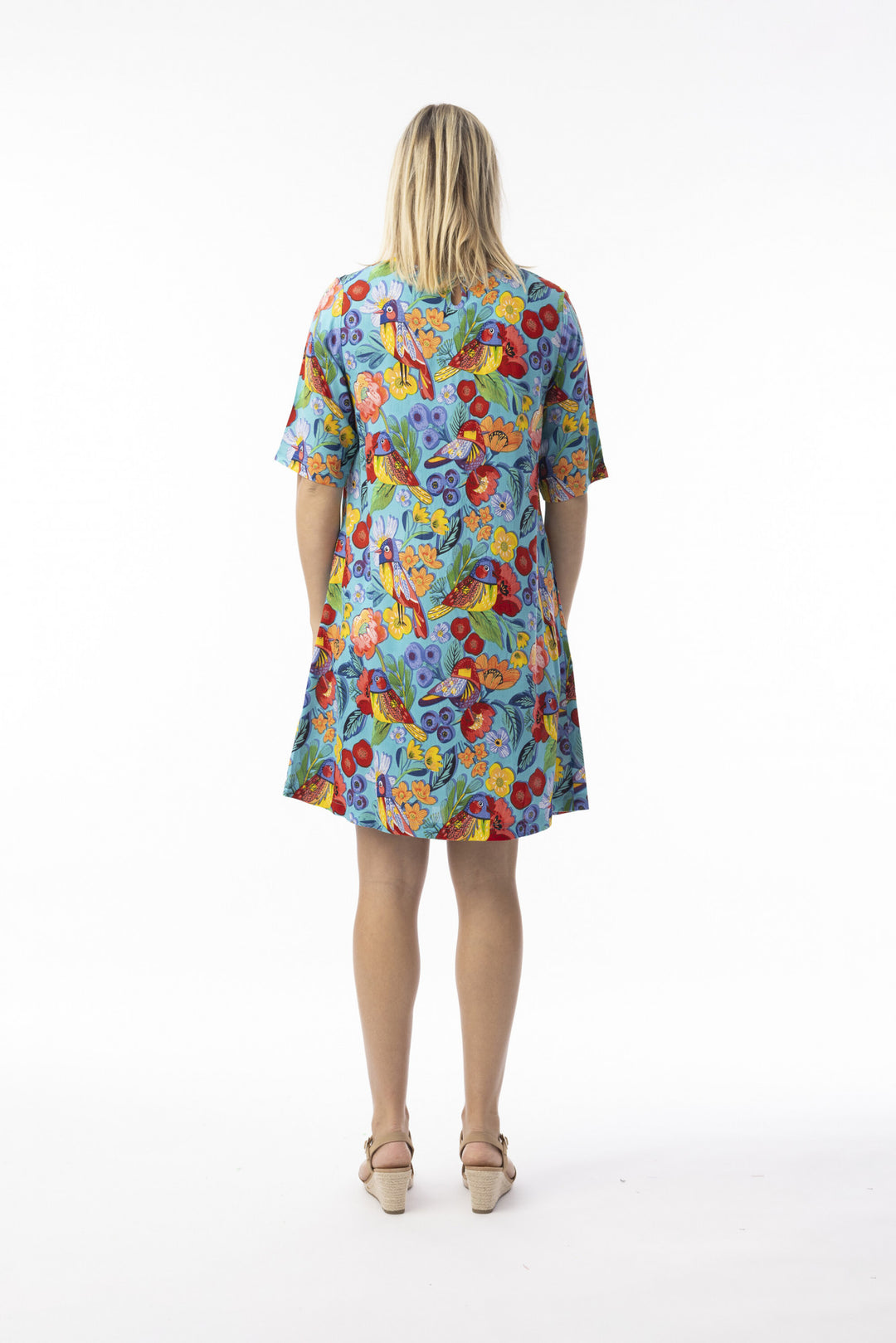 ORIENTIQUE ELBOW SLV DRESS