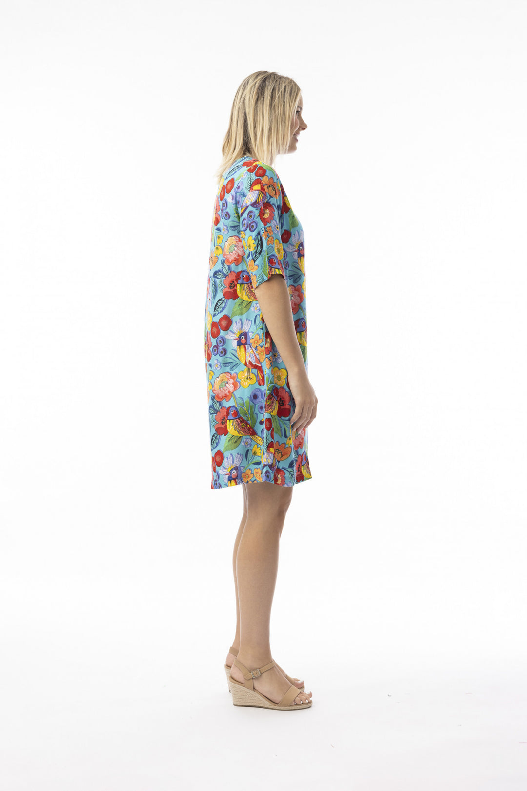 ORIENTIQUE ELBOW SLV DRESS