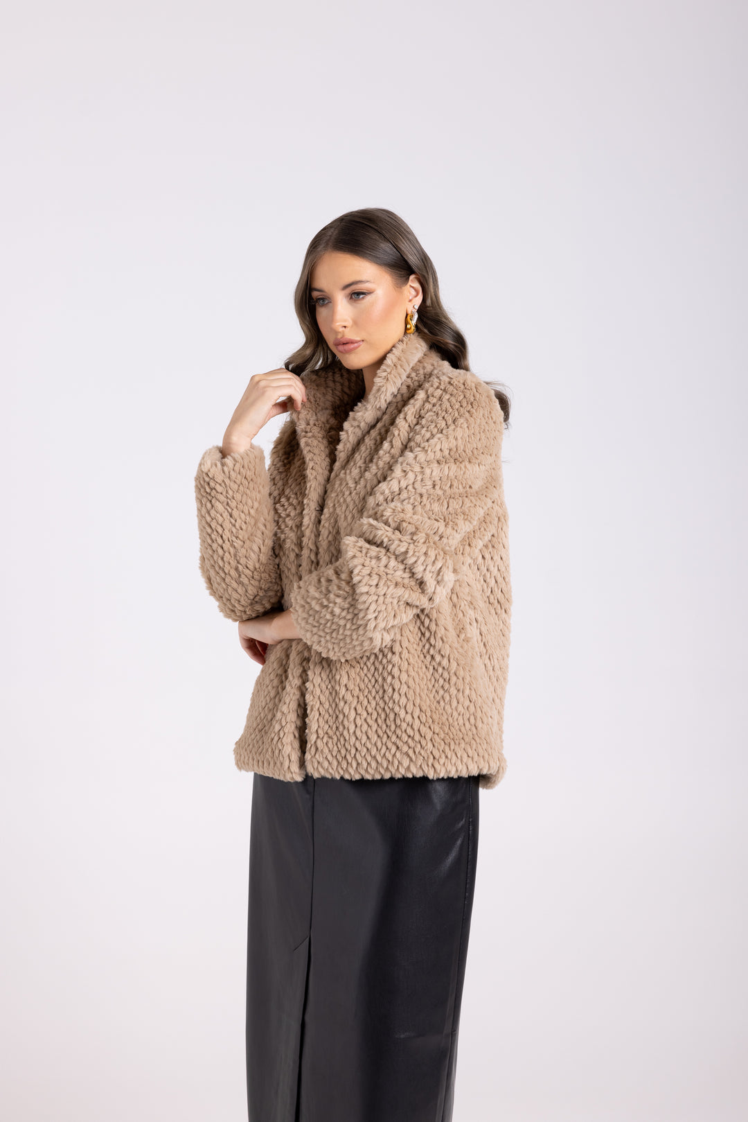 TWO T'S SHORT TEDDY COAT COSY