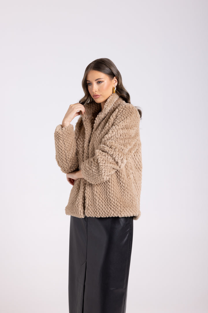 TWO T'S SHORT TEDDY COAT COSY