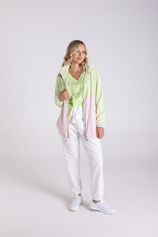 TWO TS COLOUR BLOCK SPRAY JACKET