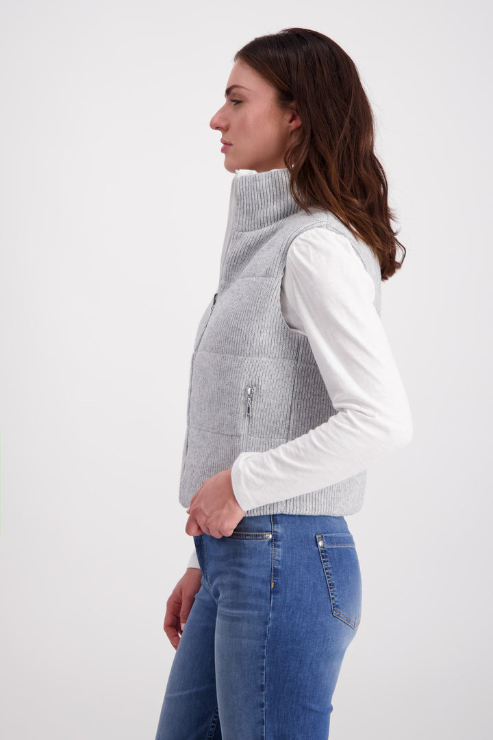 MONARI STAND UP COLLAR VEST