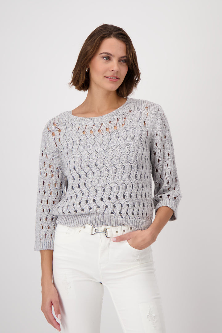 MONARI ZIG ZAG DETAIL PULLOVER