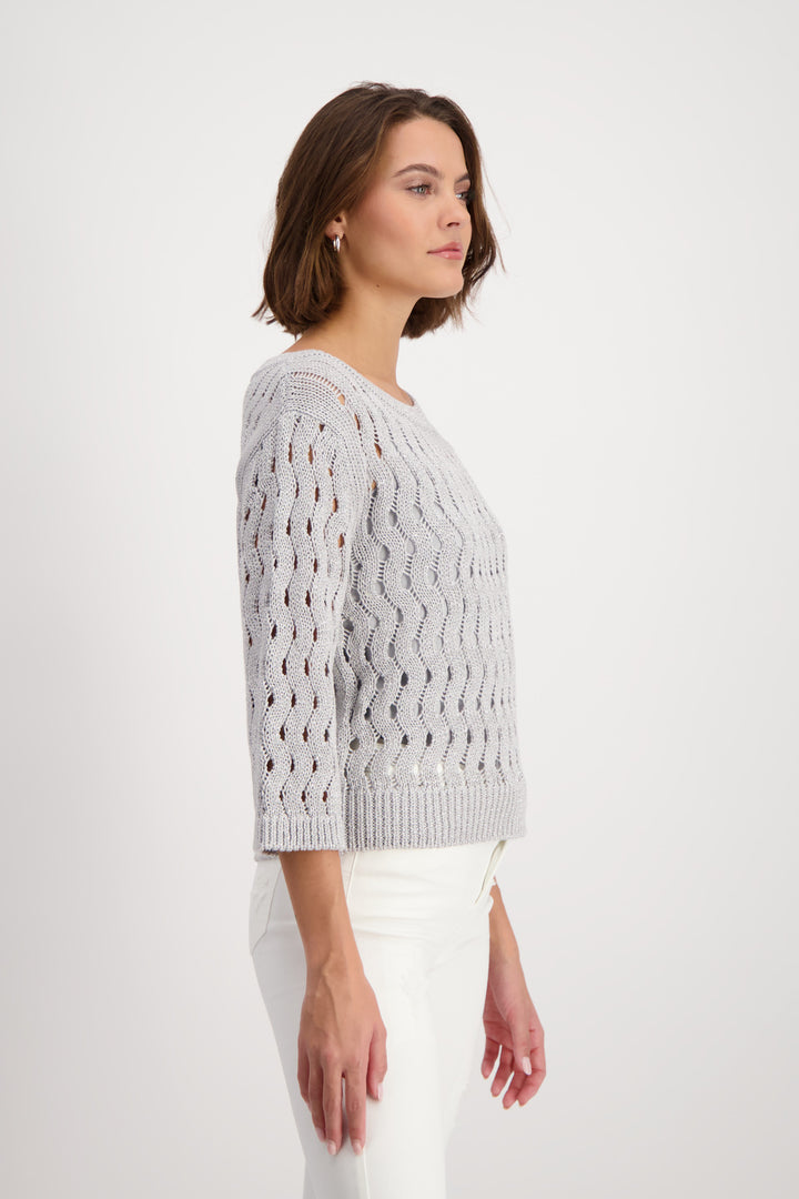 MONARI ZIG ZAG DETAIL PULLOVER