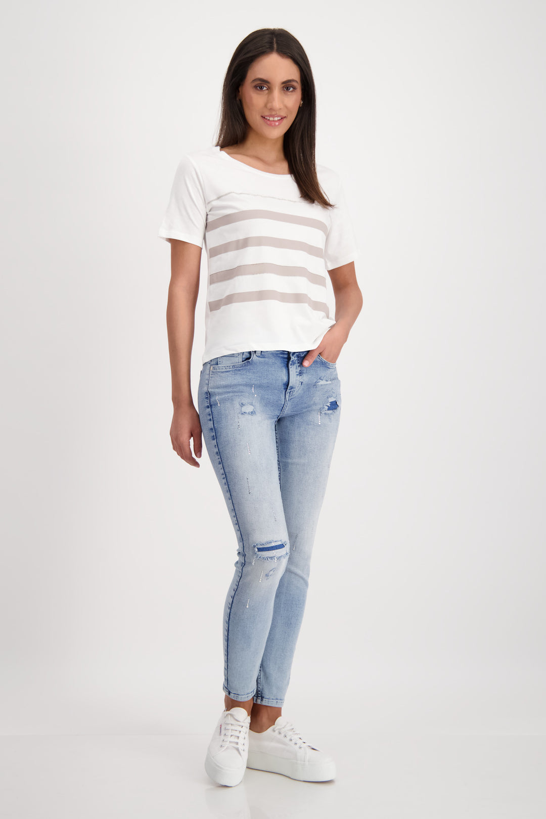 MONARI 409152 T SHIRT STRIPES