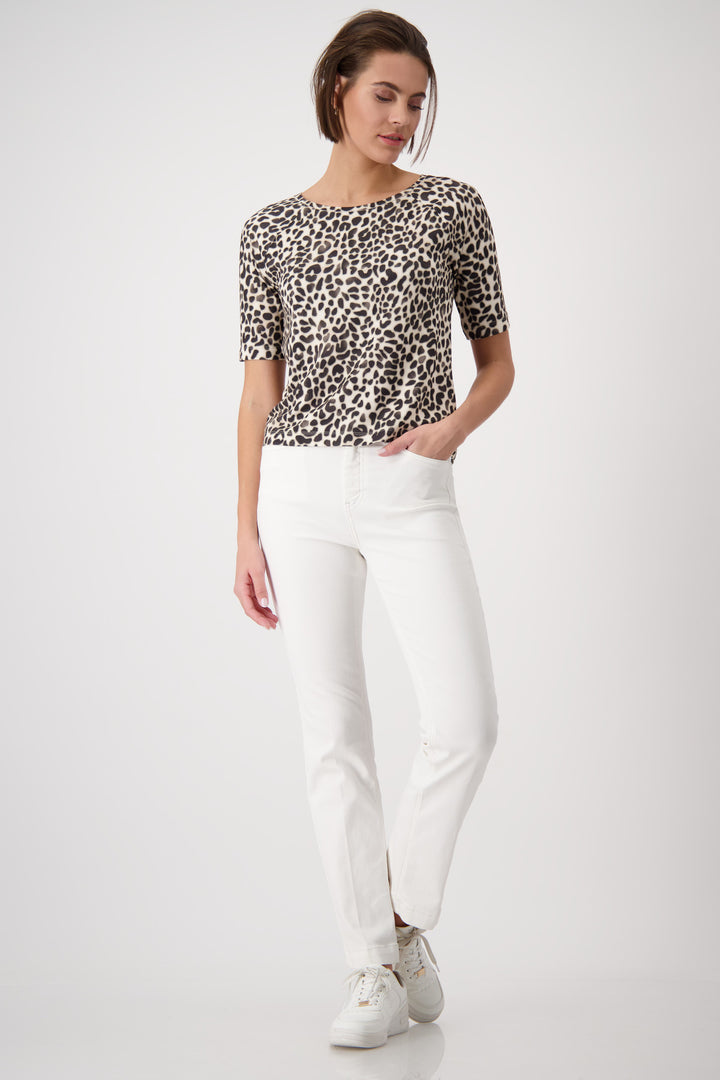 MONARI 409204 T SHIRT LEO ALLOVER