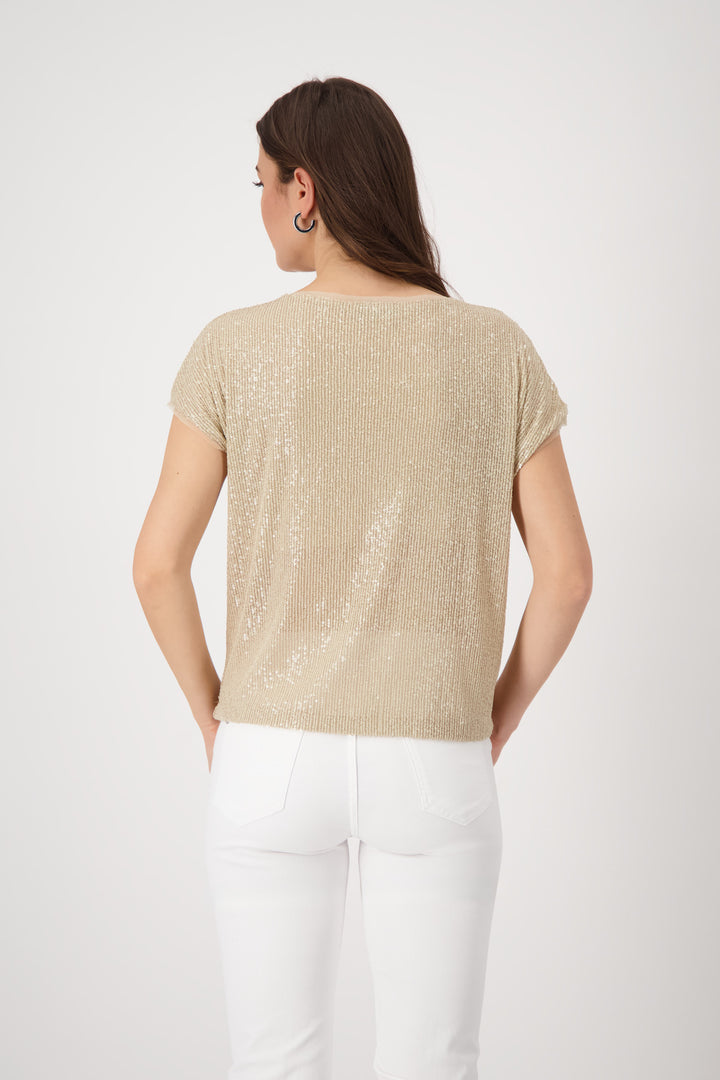 MONARI 409685 SEQUIN TOP