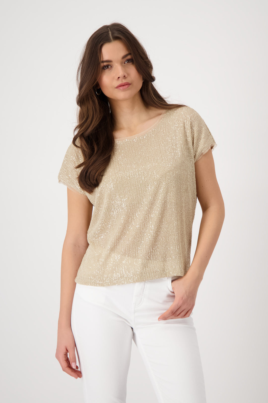 MONARI 409685 SEQUIN TOP
