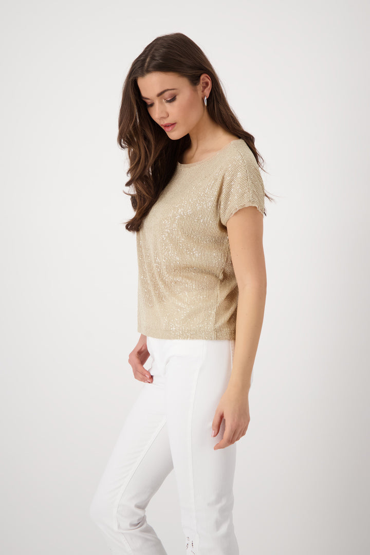 MONARI 409685 SEQUIN TOP
