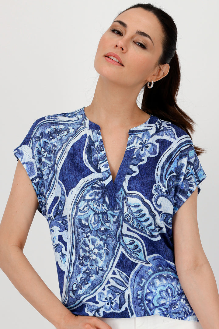 MONARI 409756 V NECK TOP