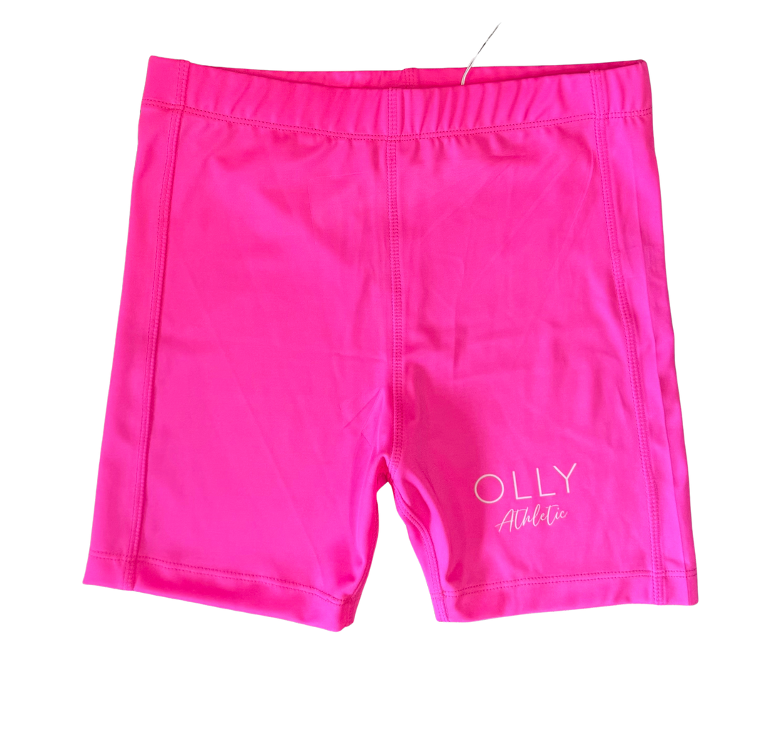 OLLY ATHLETIC CANDY PINK SHORT SKINS - LADIES