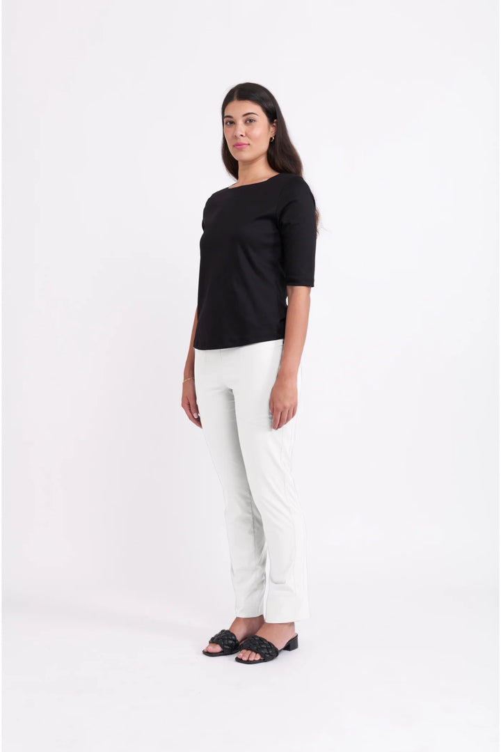 FOIL LONG SLIM TRAPEZE PANT