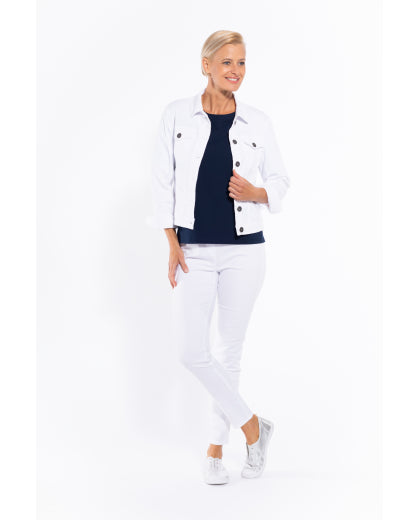 CAFE LATTE STRETCH COTTON JACKET