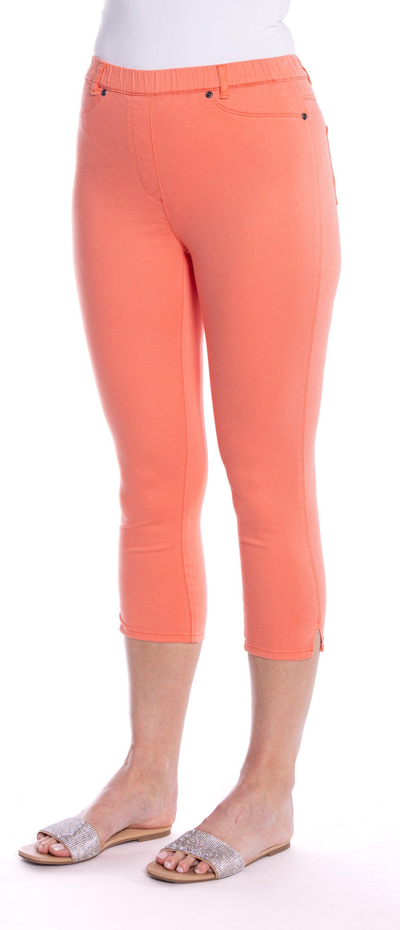 CAFE LATTE COTTON CAPRI JEGGING