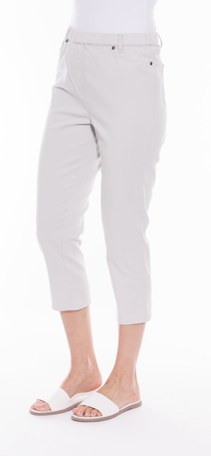 CAFE LATTE COTTON CAPRI JEGGING