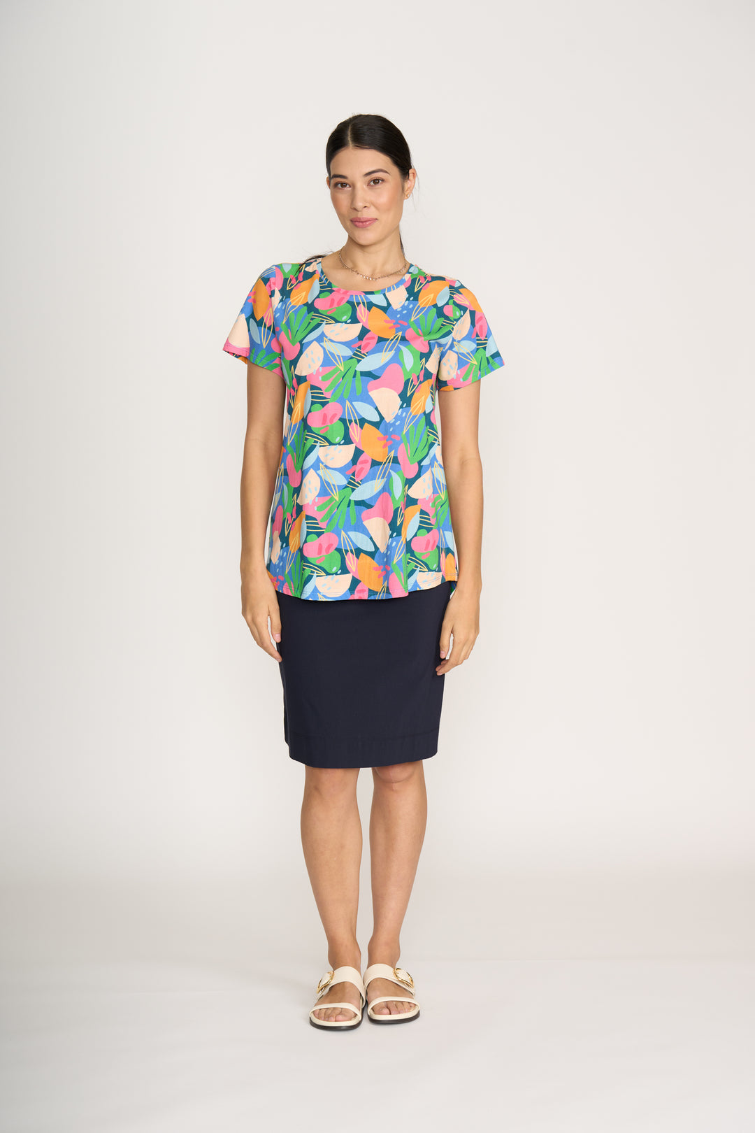 FOIL TEE OFF SKIRT PLAIN