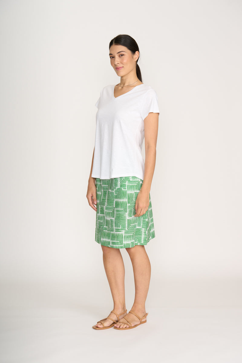FOIL TEE OFF SKIRT PRINT