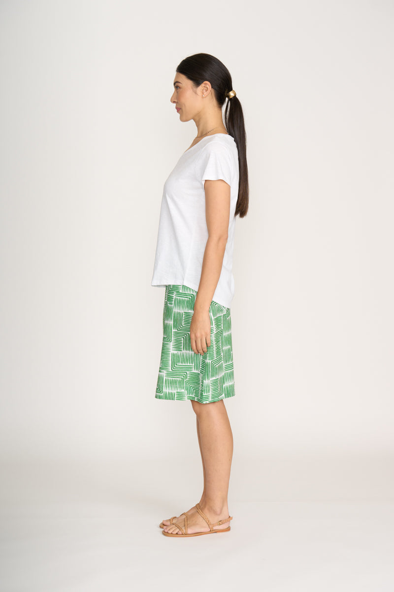 FOIL TEE OFF SKIRT PRINT