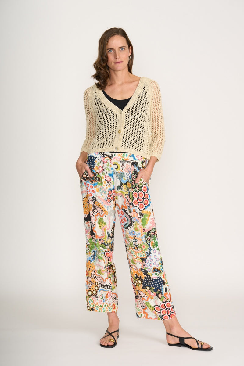 FOIL HOLEY CHIC CARDI