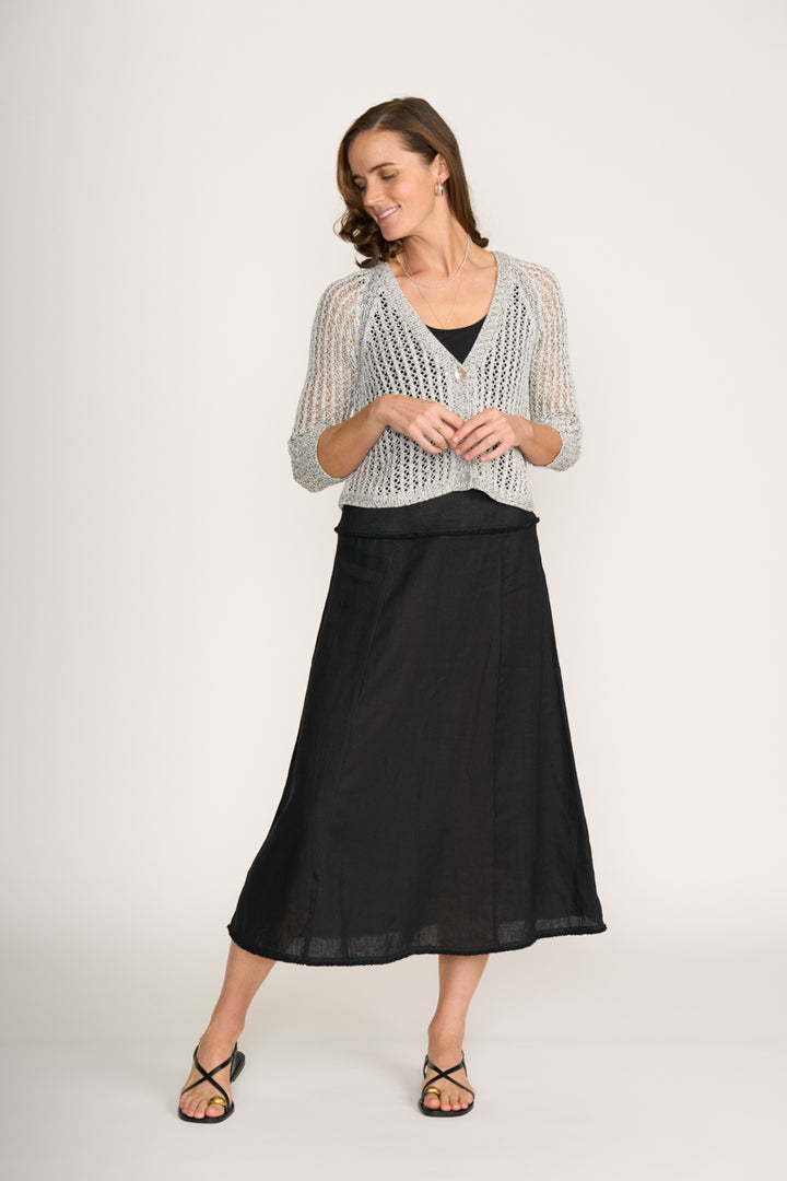 FOIL HOLEY CHIC CARDI