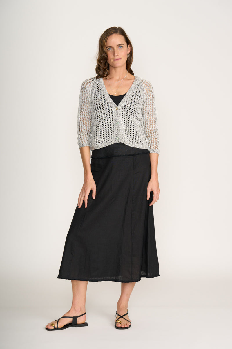 FOIL HOLEY CHIC CARDI