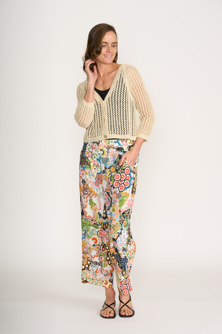 FOIL HOLEY CHIC CARDI