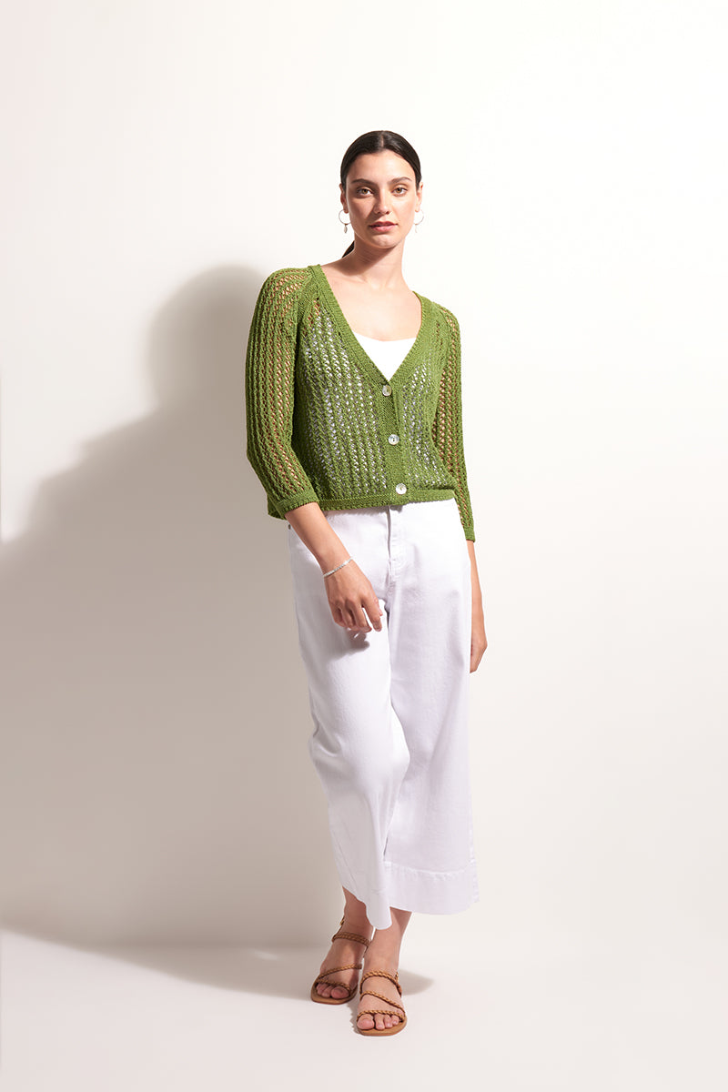 FOIL HOLEY CHIC CARDI