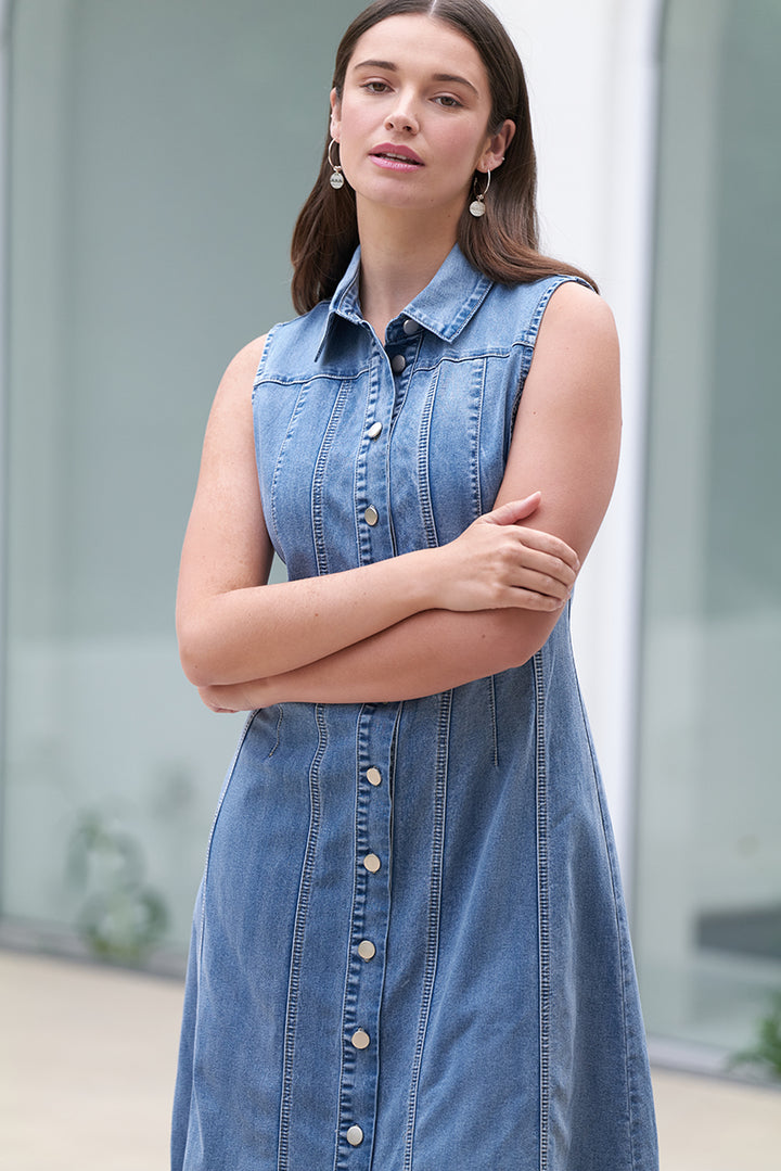 FOIL JEAN-ERATION DRESS