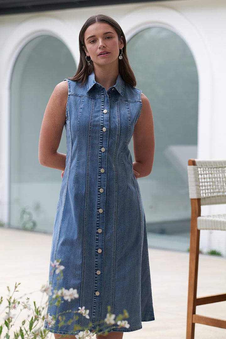 FOIL JEAN-ERATION DRESS