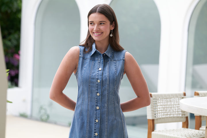 FOIL JEAN-ERATION DRESS