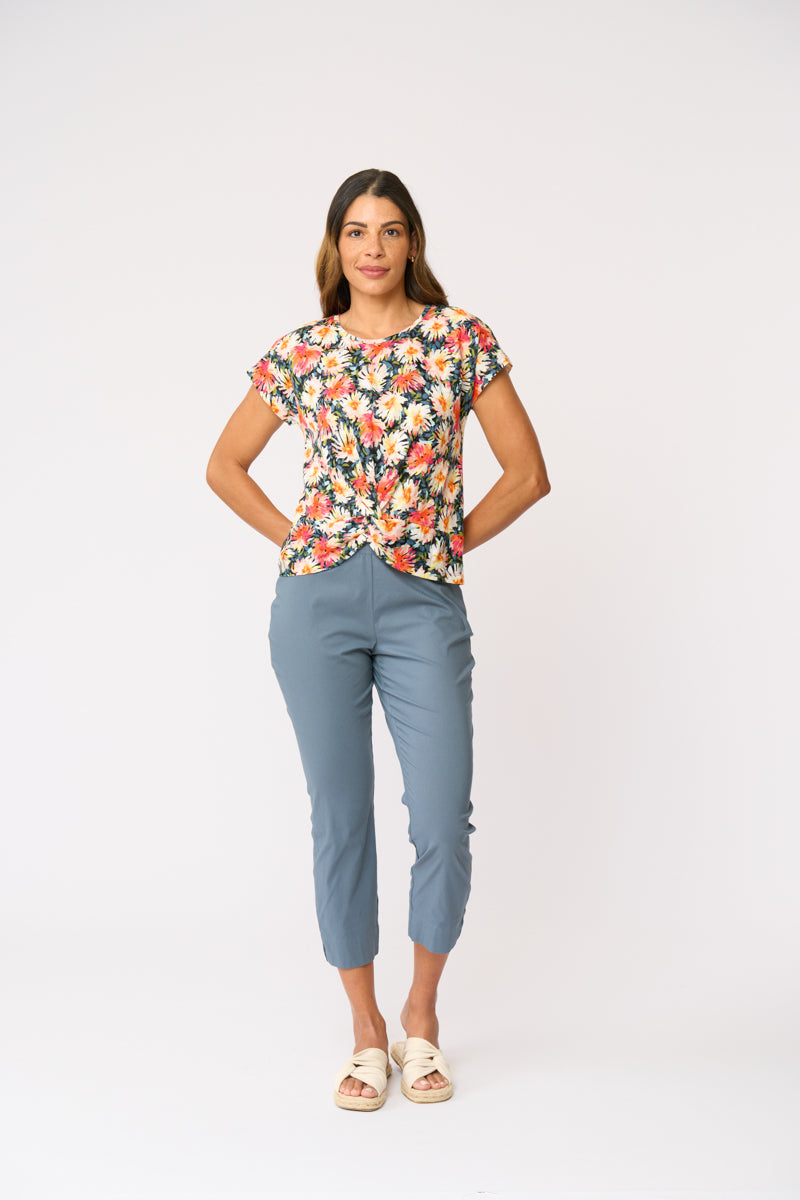 FOIL FUSS FREE CAPRI PANT