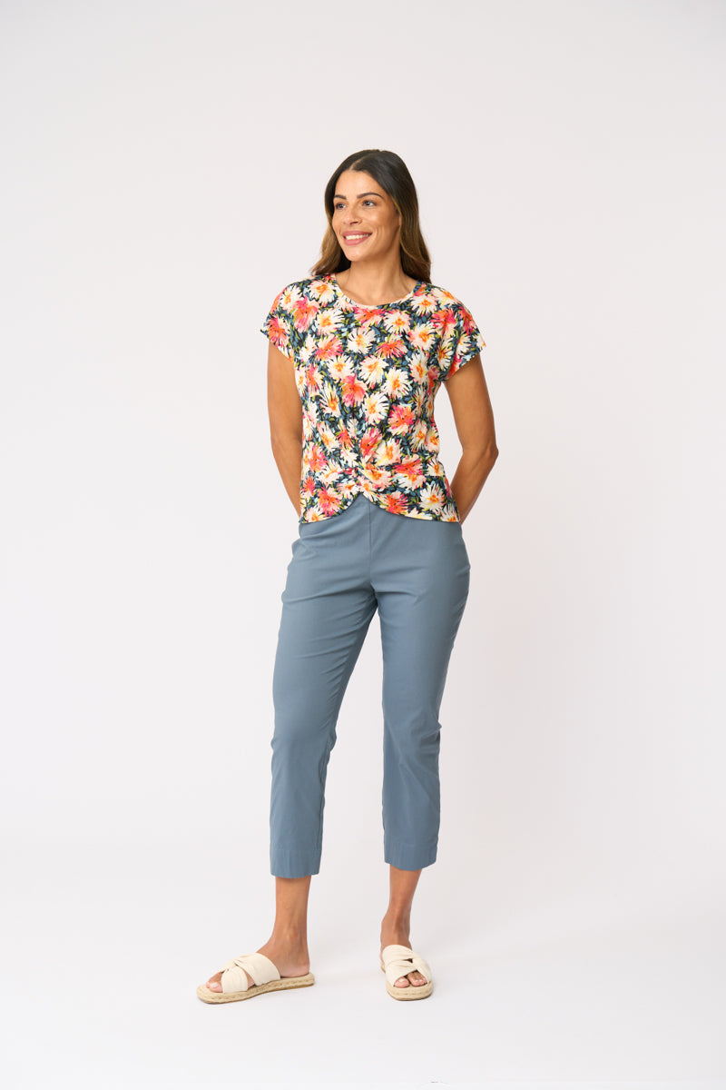 FOIL FUSS FREE CAPRI PANT