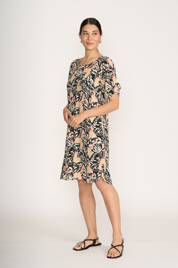 FOIL PODIUM DRESS