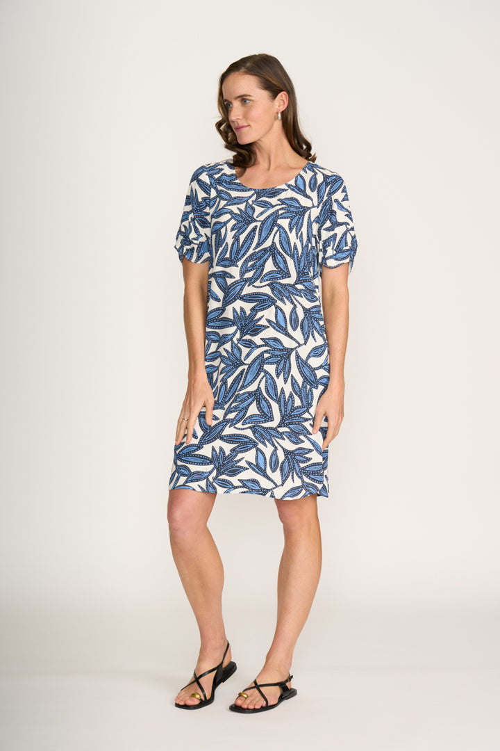 FOIL PODIUM DRESS