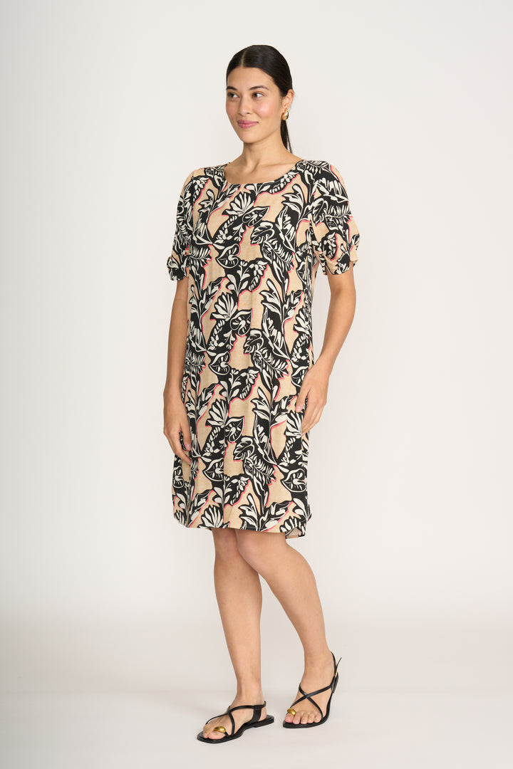 FOIL PODIUM DRESS