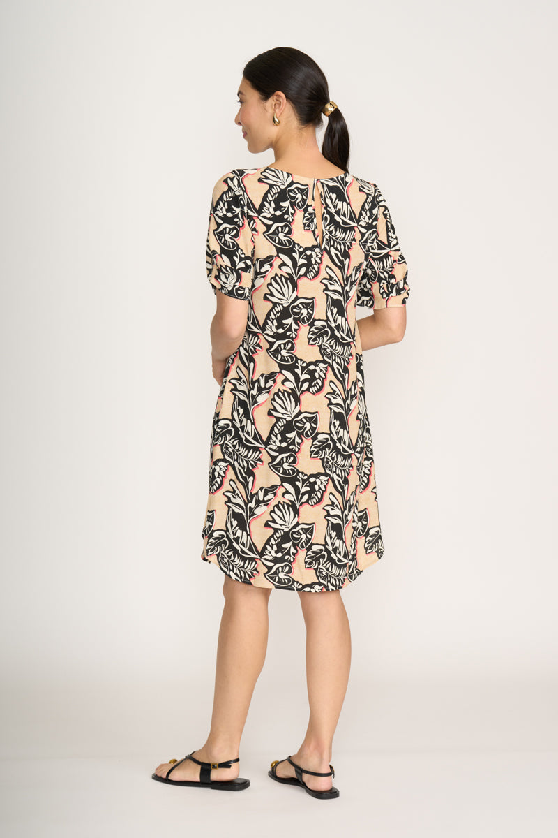 FOIL PODIUM DRESS