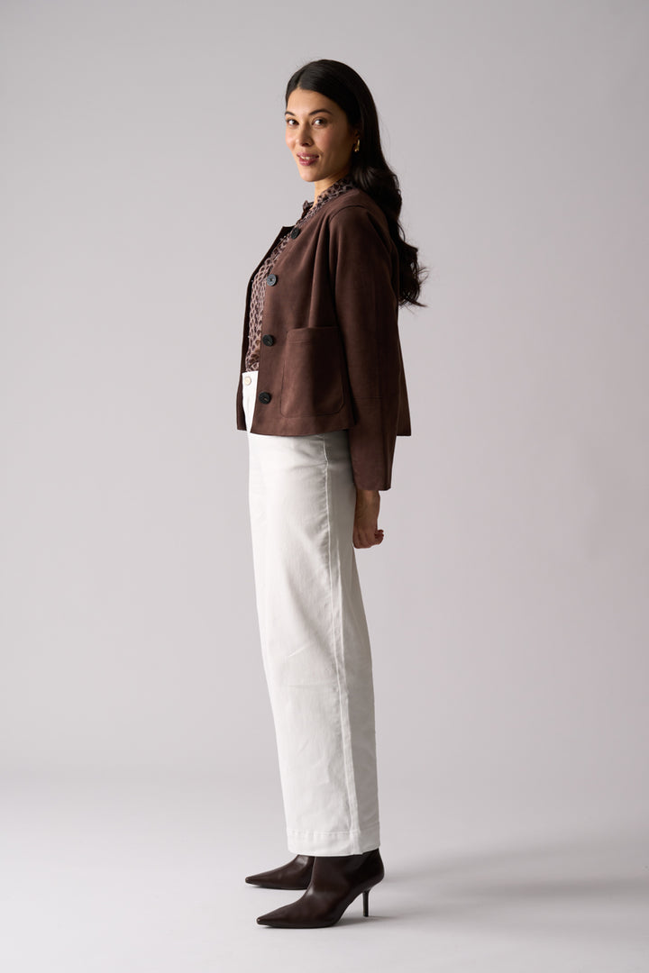 FOIL STEPPING OUT BLOUSE