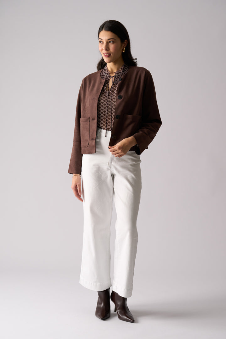 FOIL STEPPING OUT BLOUSE