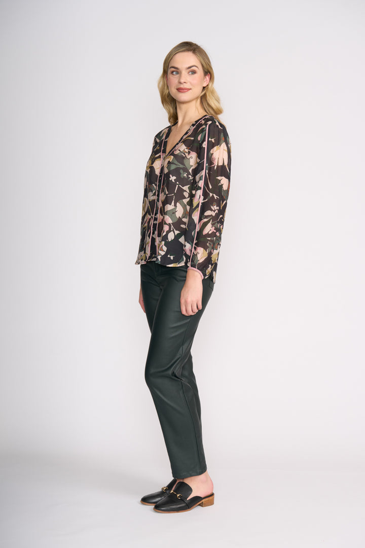 FOIL PIPELINE BLOUSE