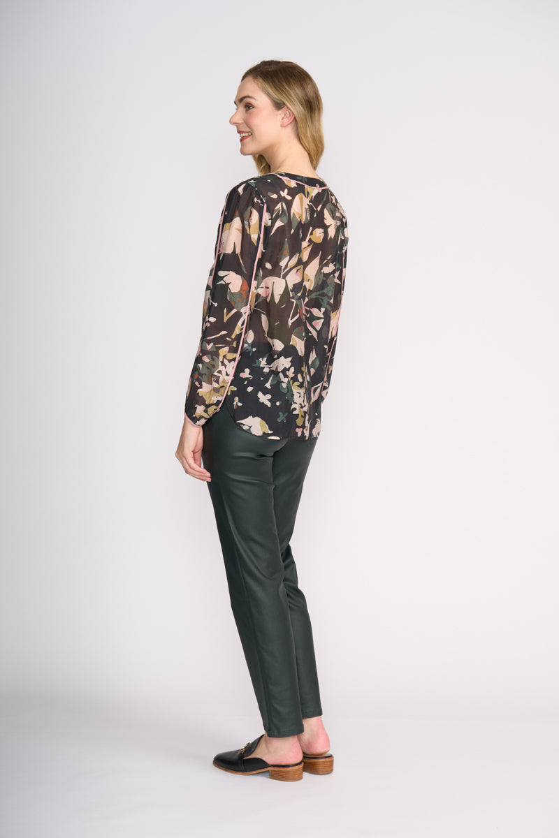 FOIL PIPELINE BLOUSE
