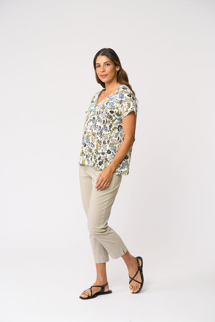 FOIL FUSS FREE CAPRI PANT