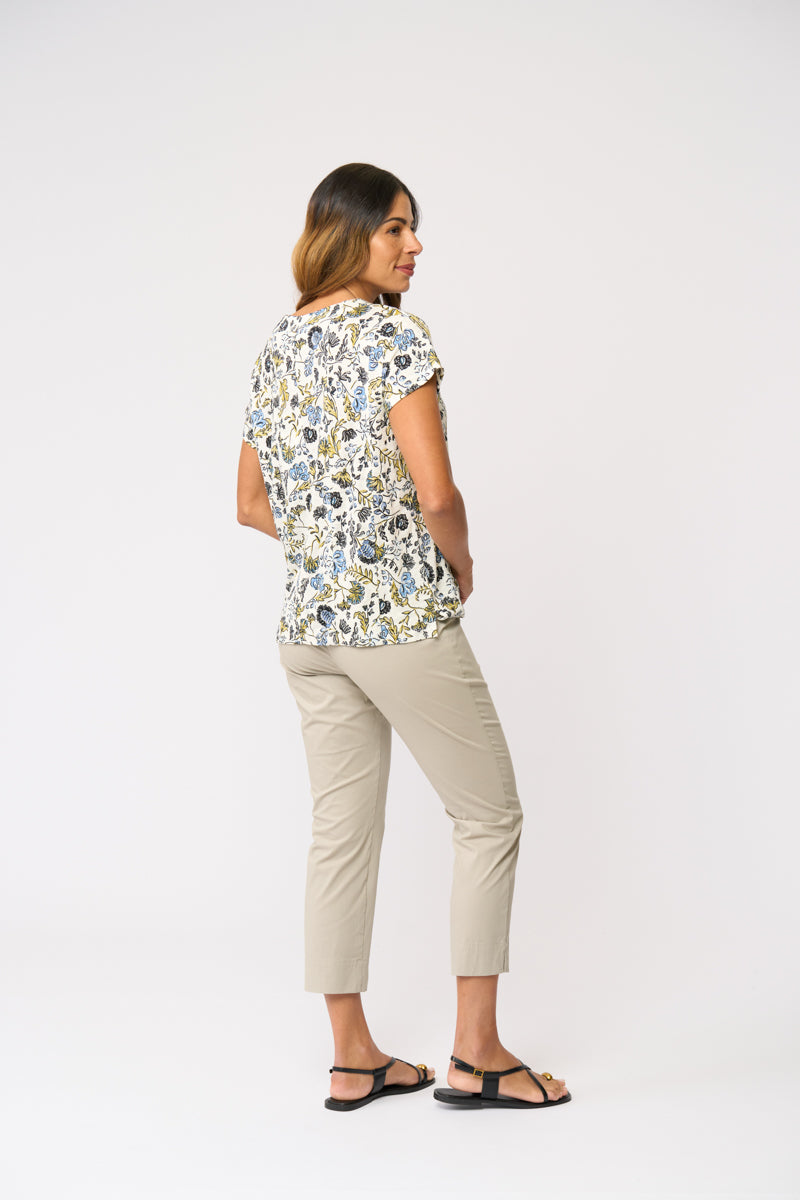 FOIL FUSS FREE CAPRI PANT