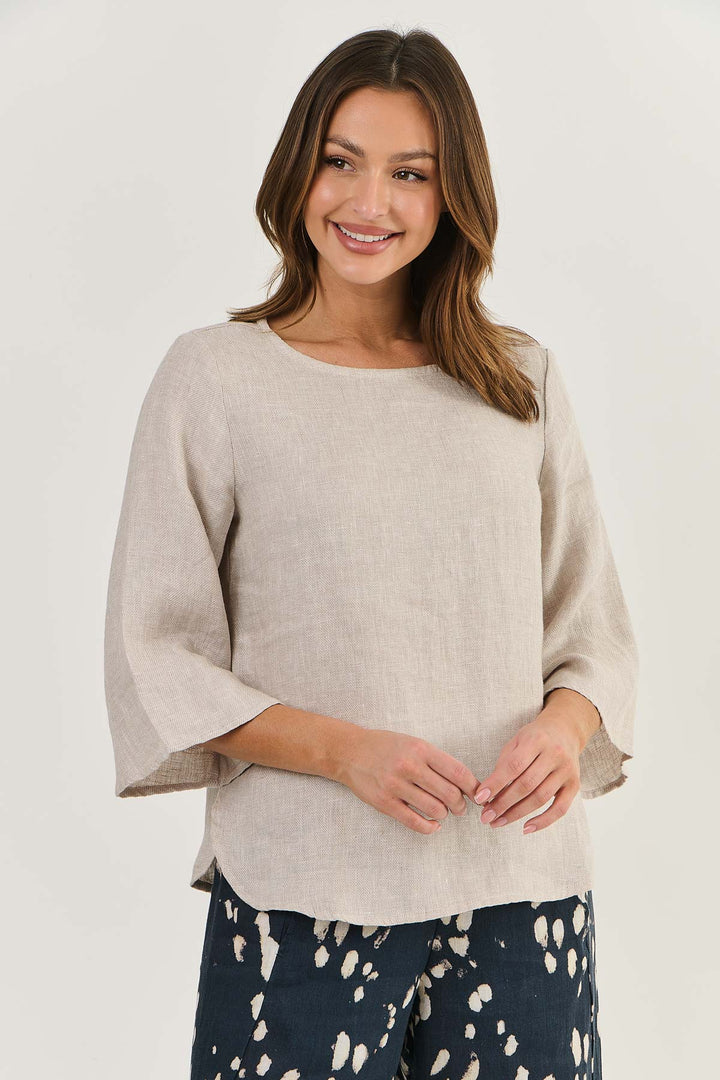 NATURALS TEXTURED TOP