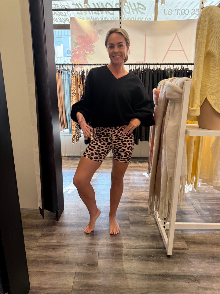 OLLY PRINTED SHORT SKINS - LADIES