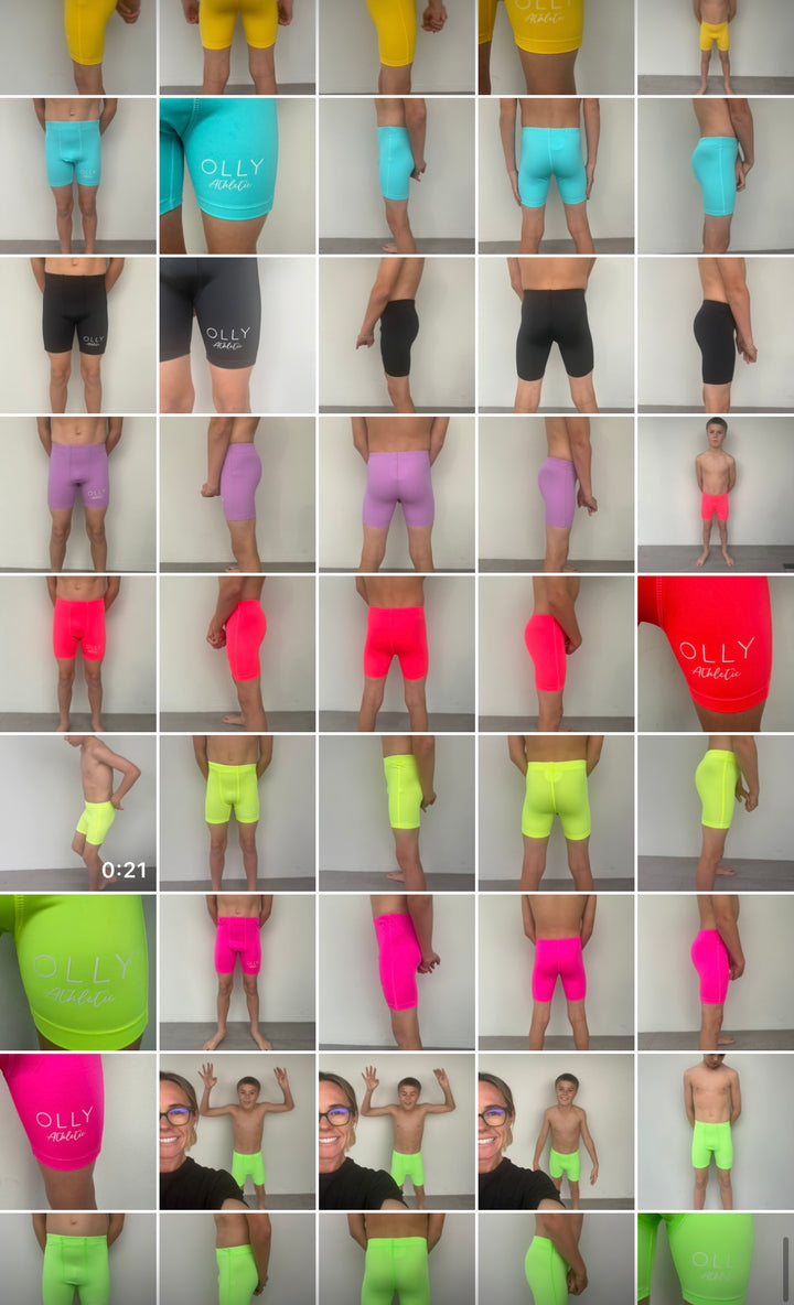 OLLY ATHLETIC SHORT SKINS - BOYS