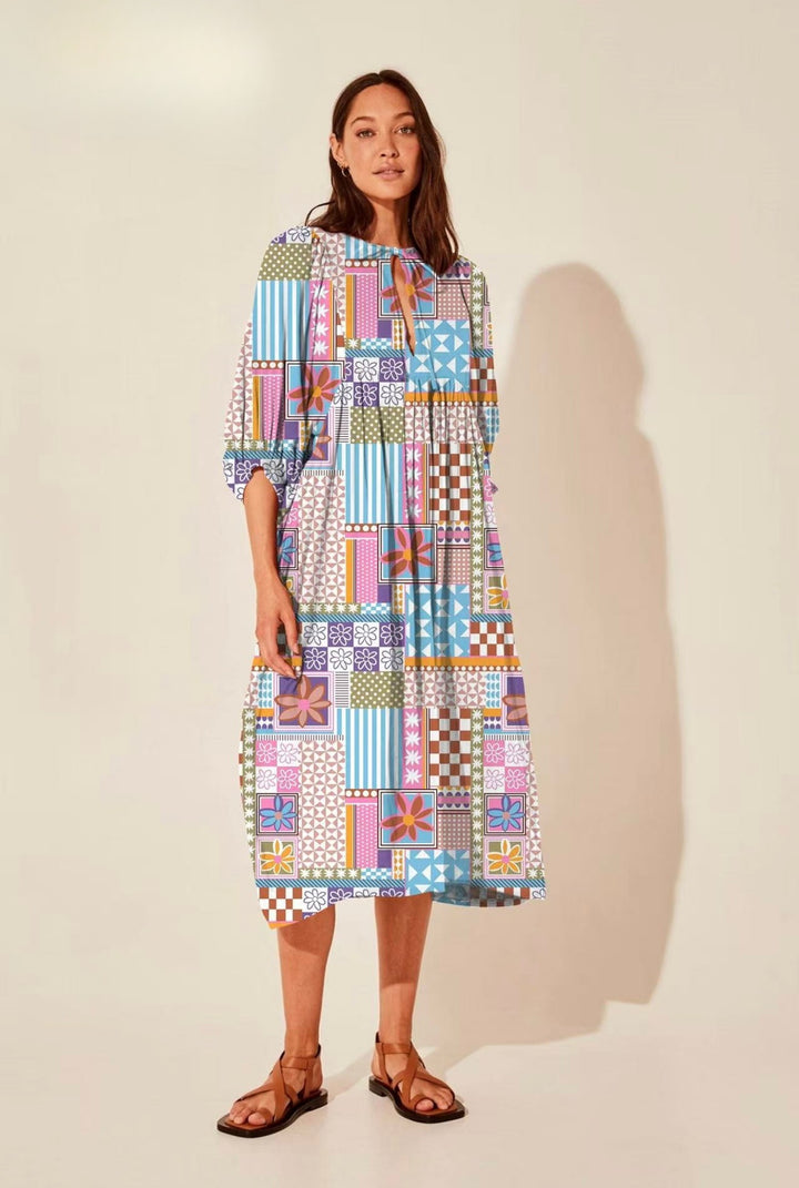 BOHO MEL MIDI DRESS