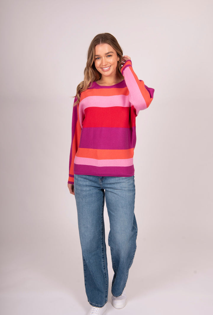 BELLA KNITWEAR DOLMAIN SLV PULLOVER