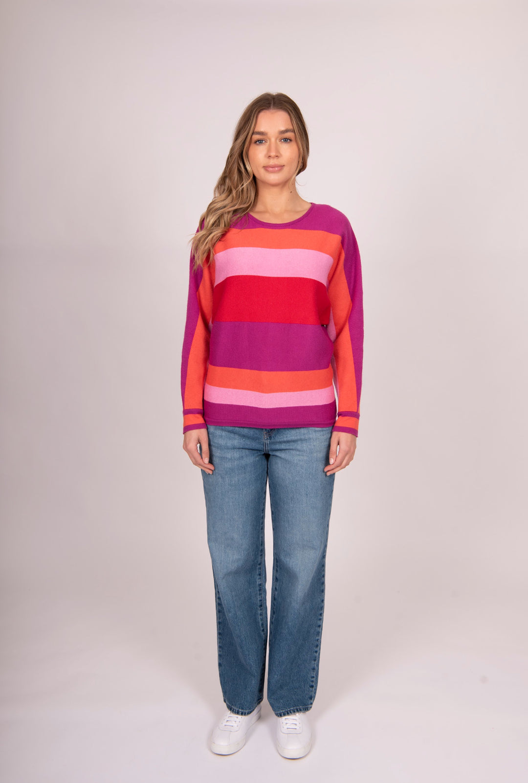 BELLA KNITWEAR DOLMAIN SLV PULLOVER