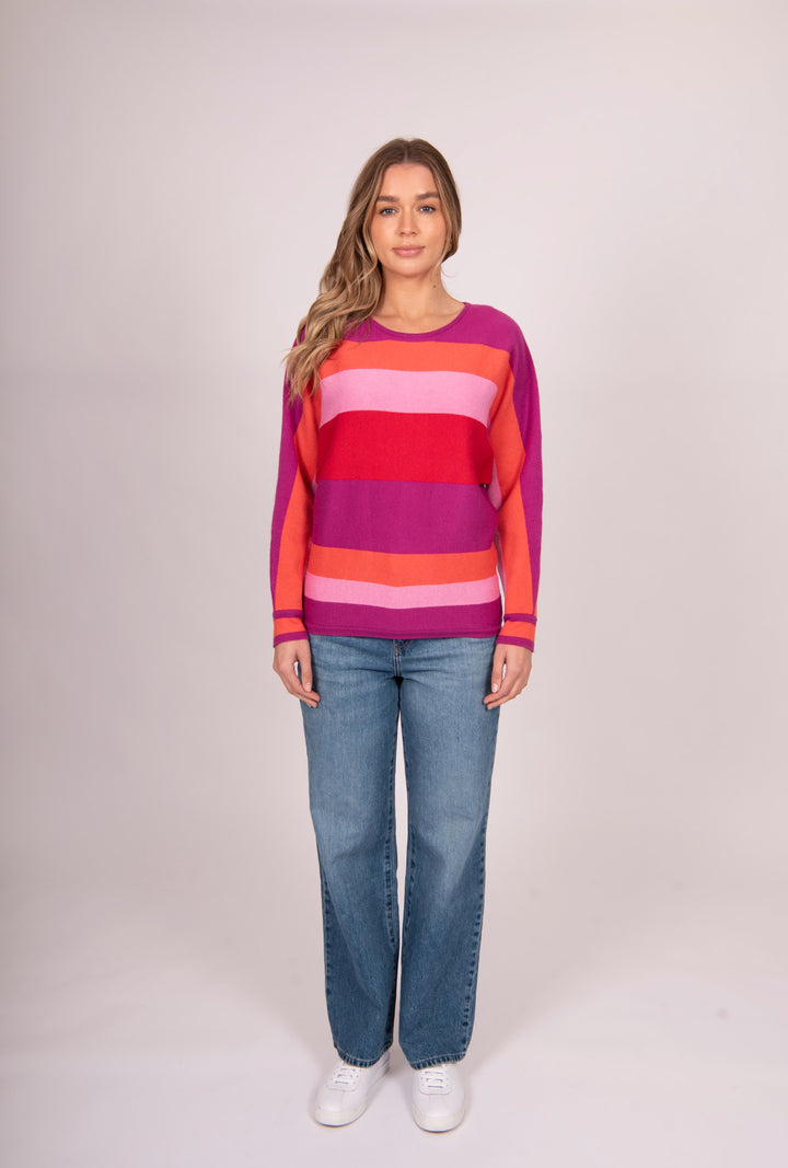 BELLA KNITWEAR DOLMAIN SLV PULLOVER